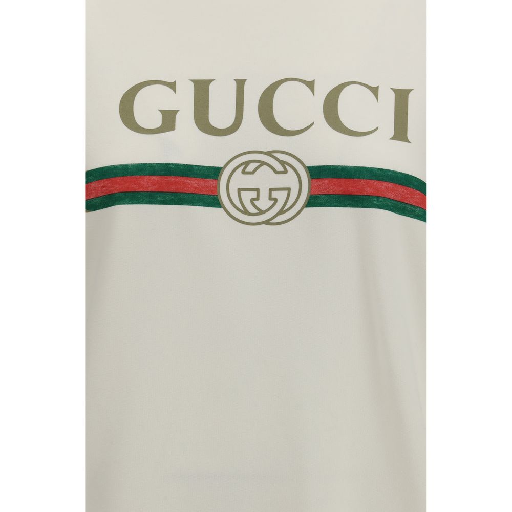 Gucci White Cotton Sweatshirt - Image 3