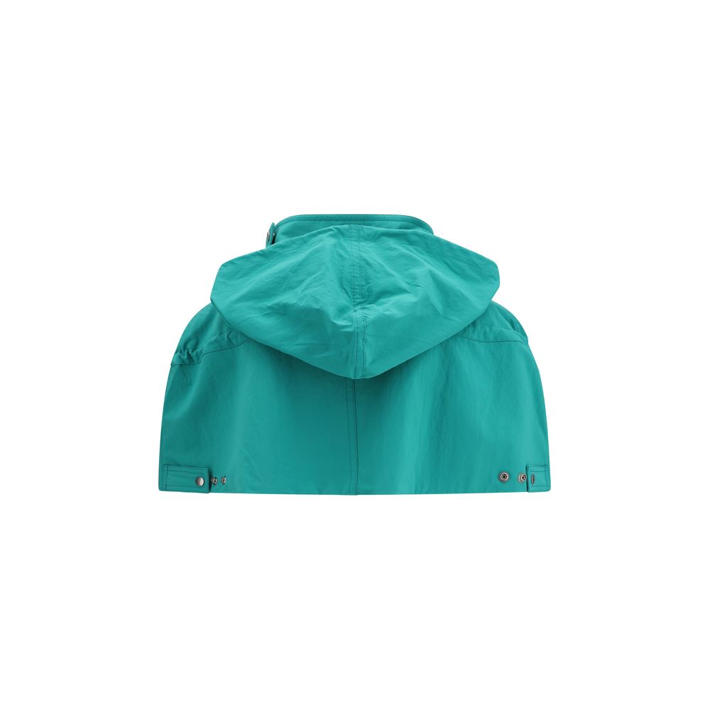 Prada Blue Nylon Coat - Image 2