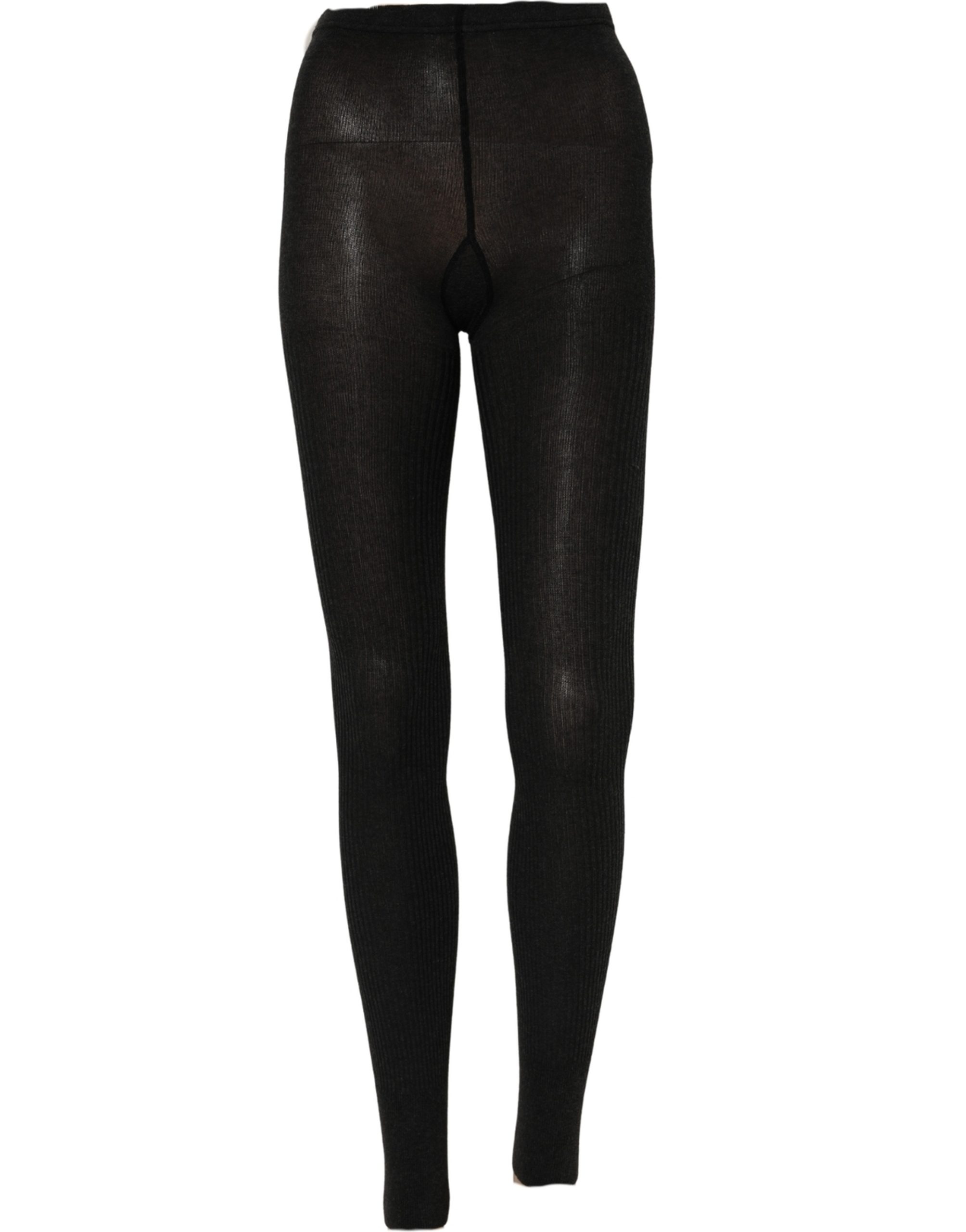 Dolce & Gabbana Gray Cotton Tights Stocking Pantyhose Socks - Image 3