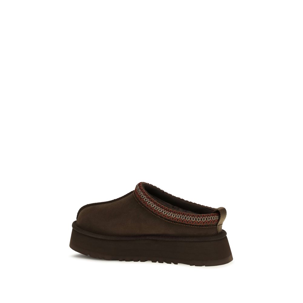 UGG Brown Suede Leather Mules - Image 3