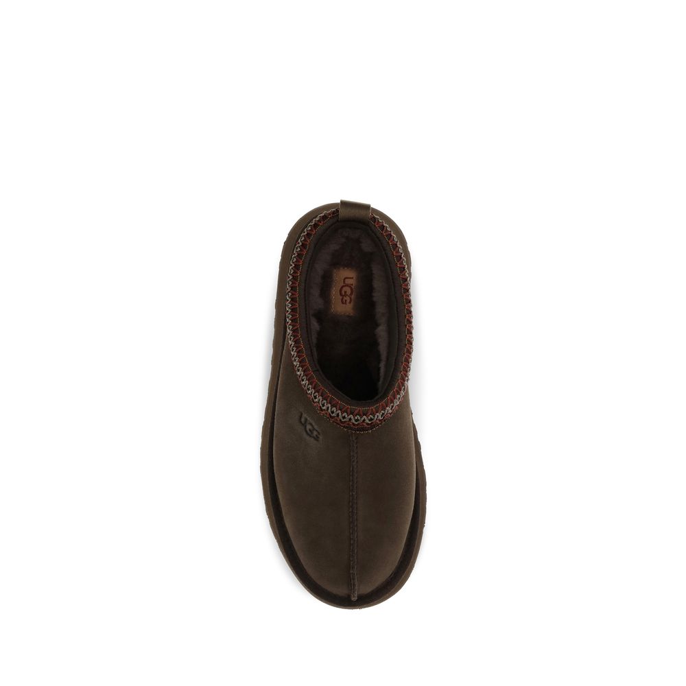 UGG Brown Suede Leather Mules - Image 4
