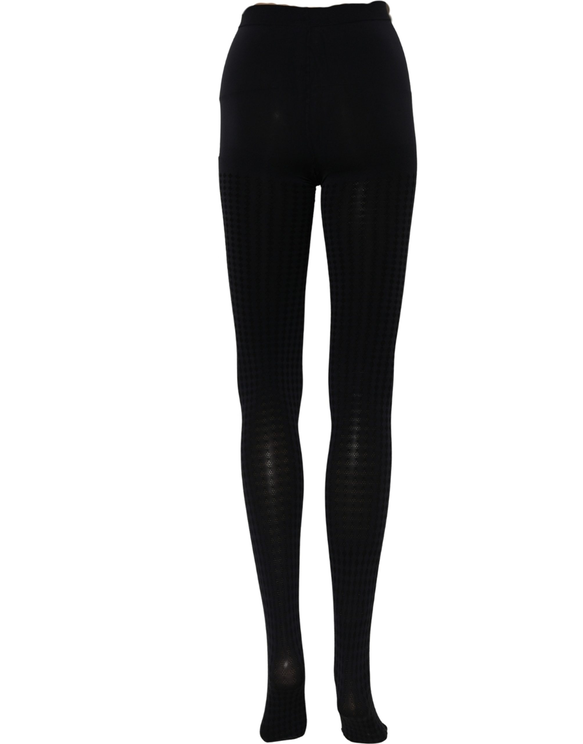 Dolce & Gabbana Black Nylon Tights Stocking Pantyhose Socks - Image 4