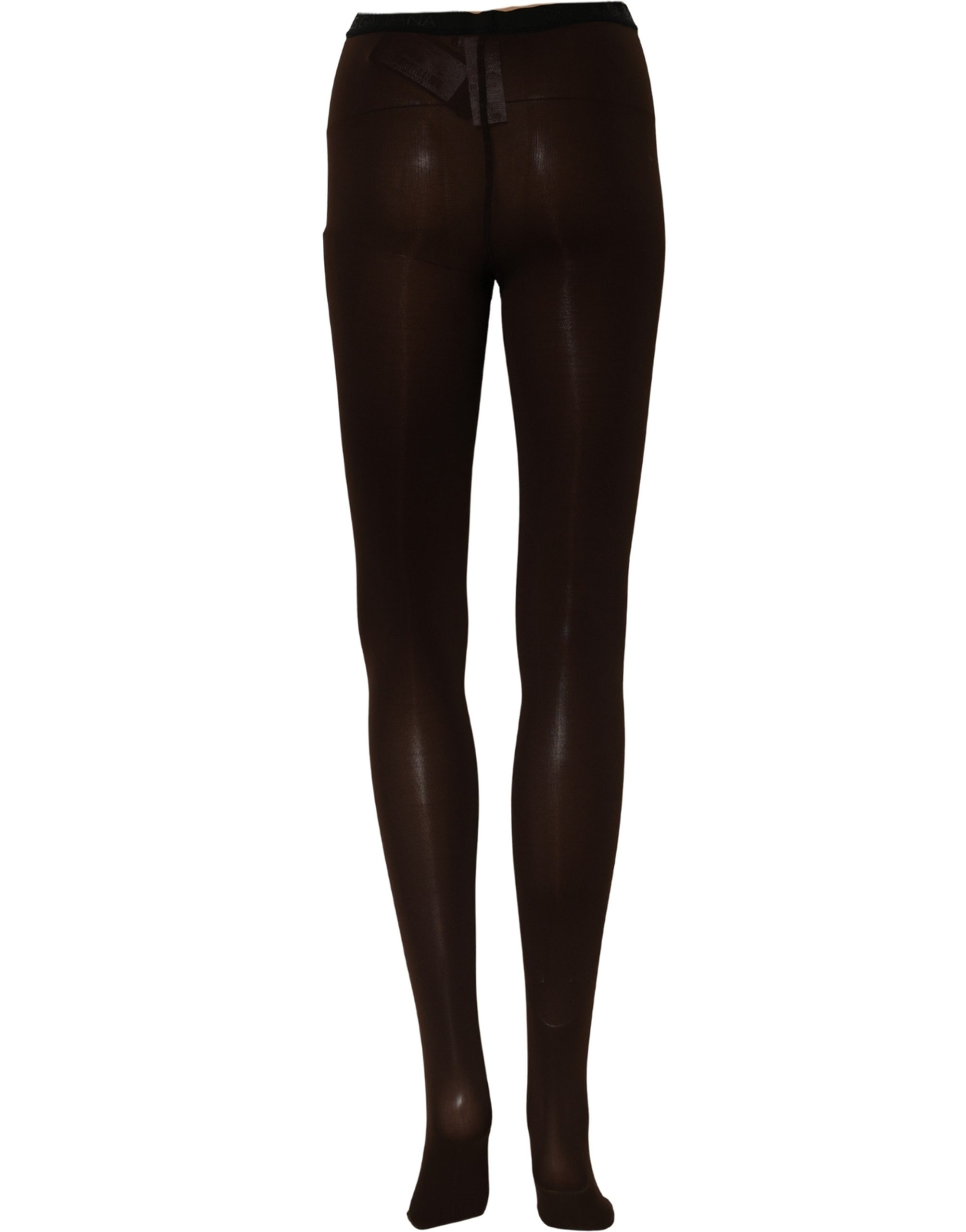 Dolce & Gabbana Brown Nylon Tights Stockings Pantyhose Socks - Image 3