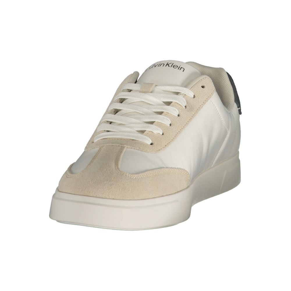 Calvin Klein White Polyester Men's Sneaker - Image 3