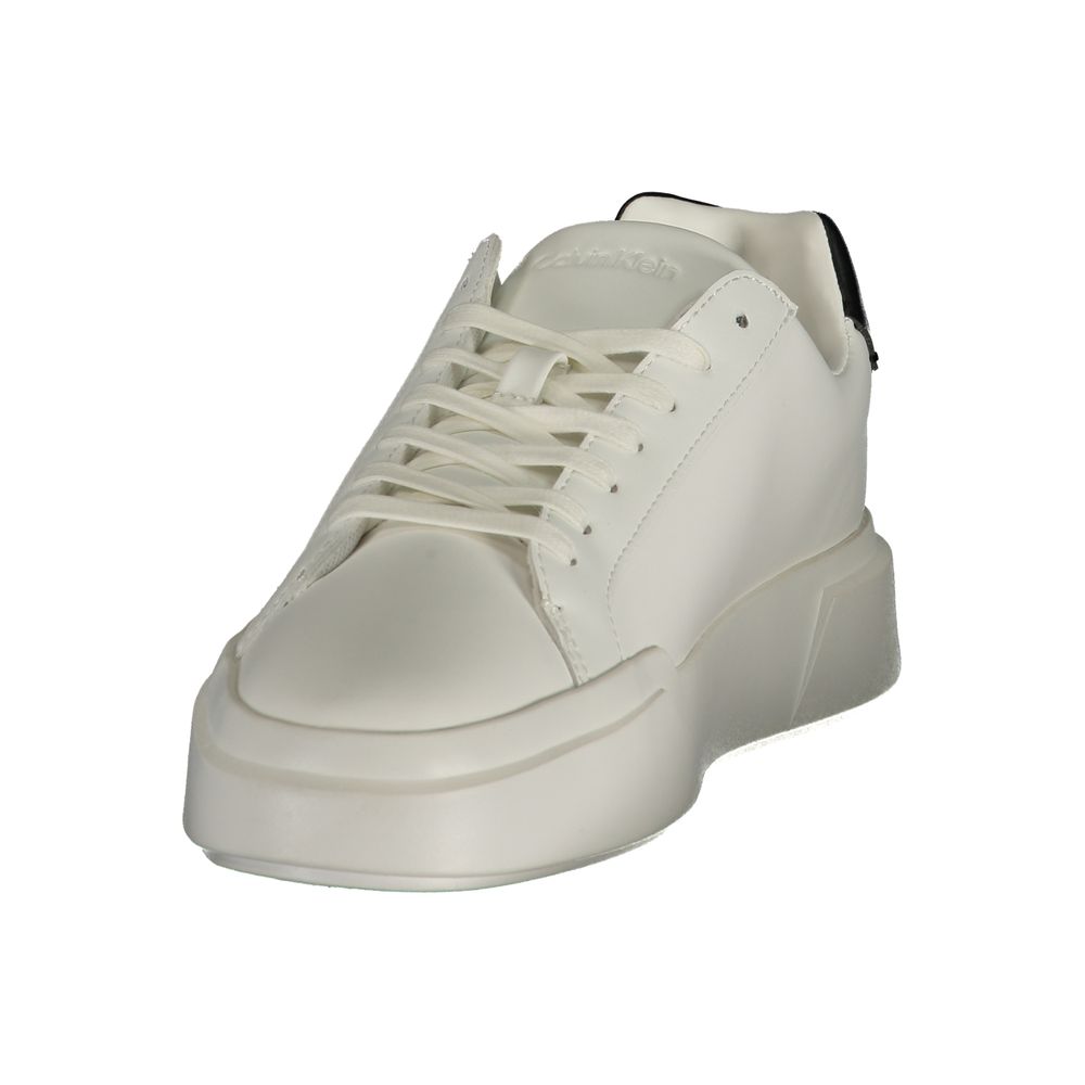Calvin Klein White Polyurethane Women's Sneaker - Image 3