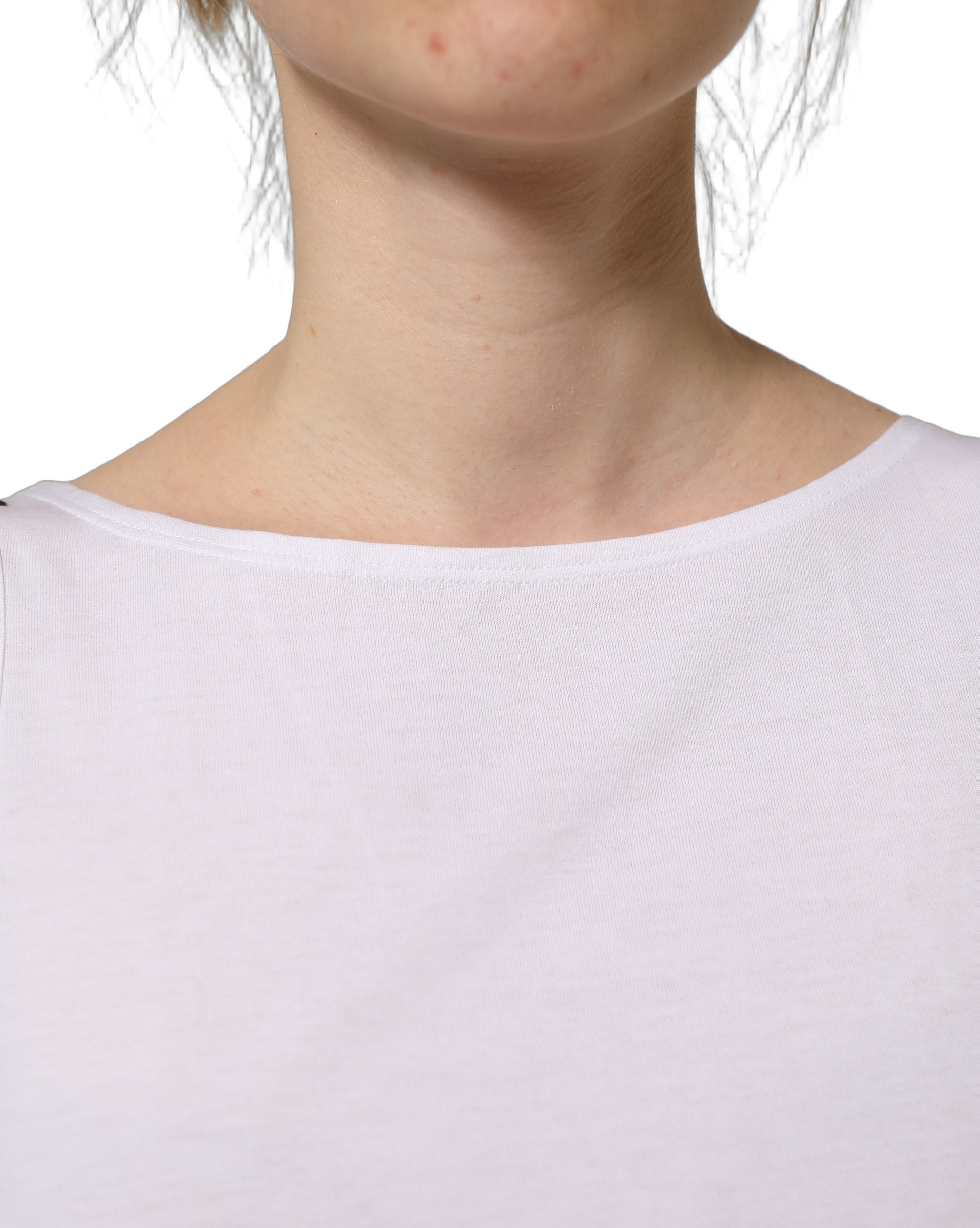Dolce & Gabbana White Cotton Sleeveless Cropped Tank Top - Image 2