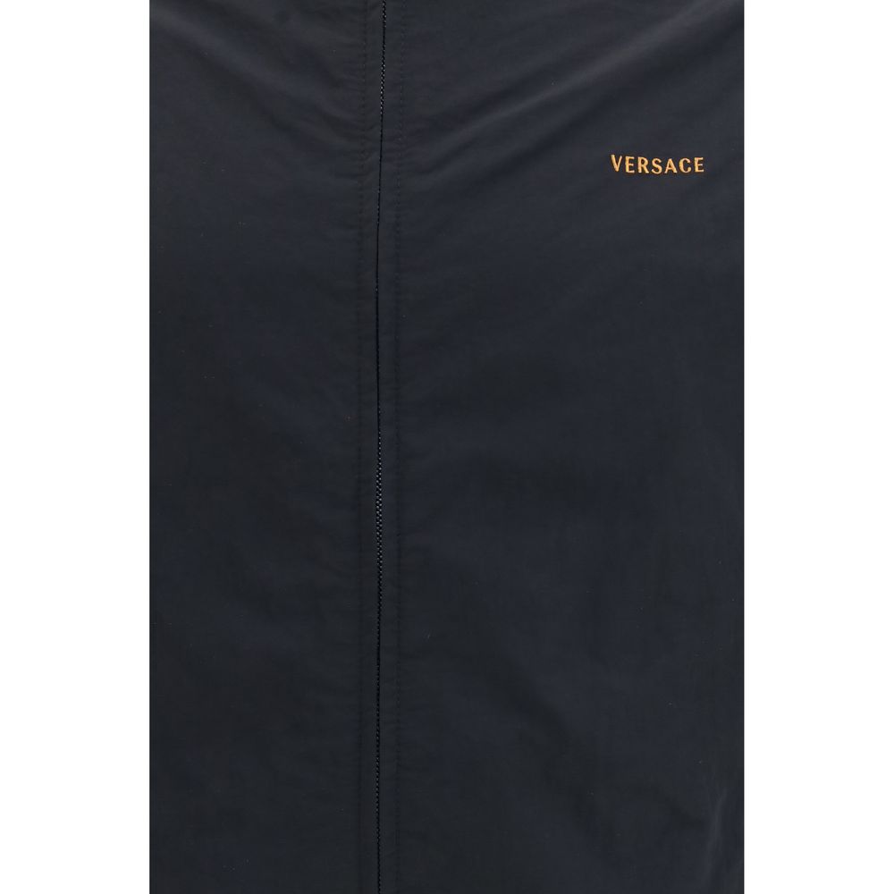 Versace Black Polyamide Bomber - Image 3