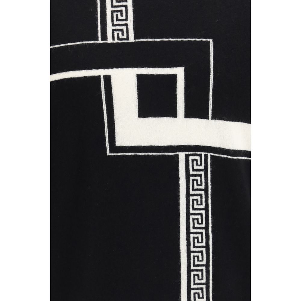 Versace Black Cashmere Sweater - Image 3