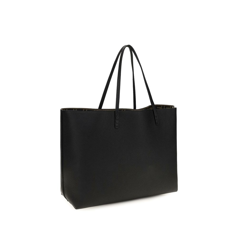 Fendi Black Calf Leather Bos Taurus Shoulder Bag - Image 2