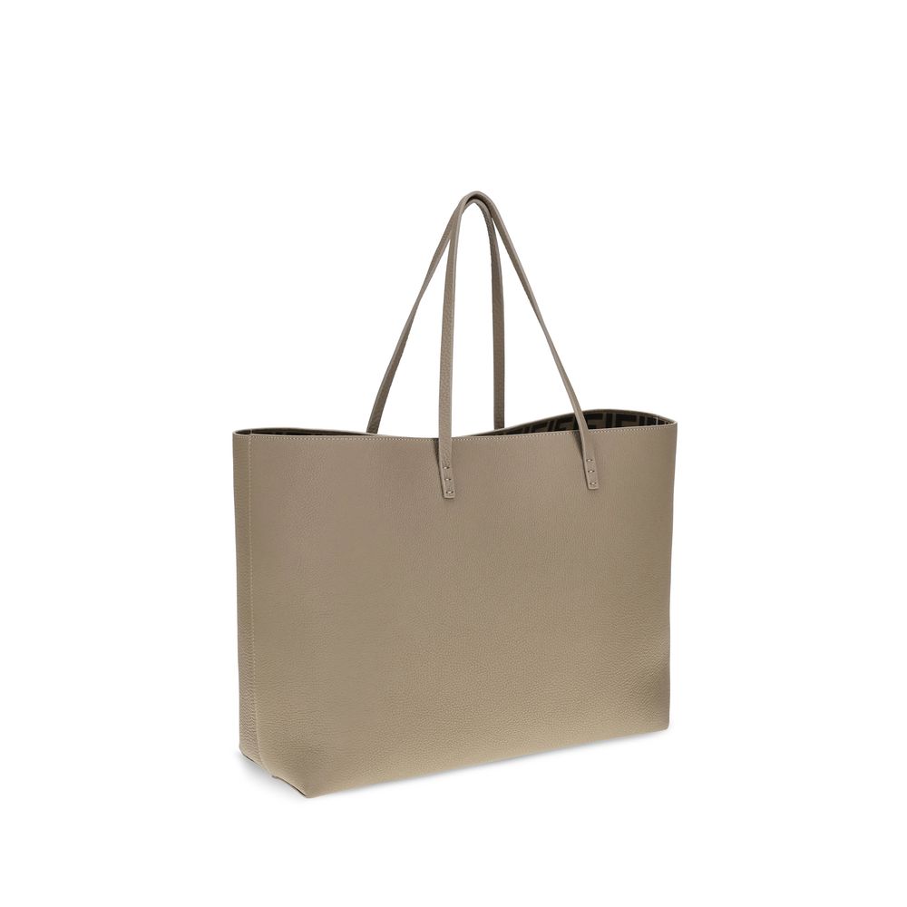 Fendi Beige Calf Leather Bos Taurus Shoulder Bag - Image 3
