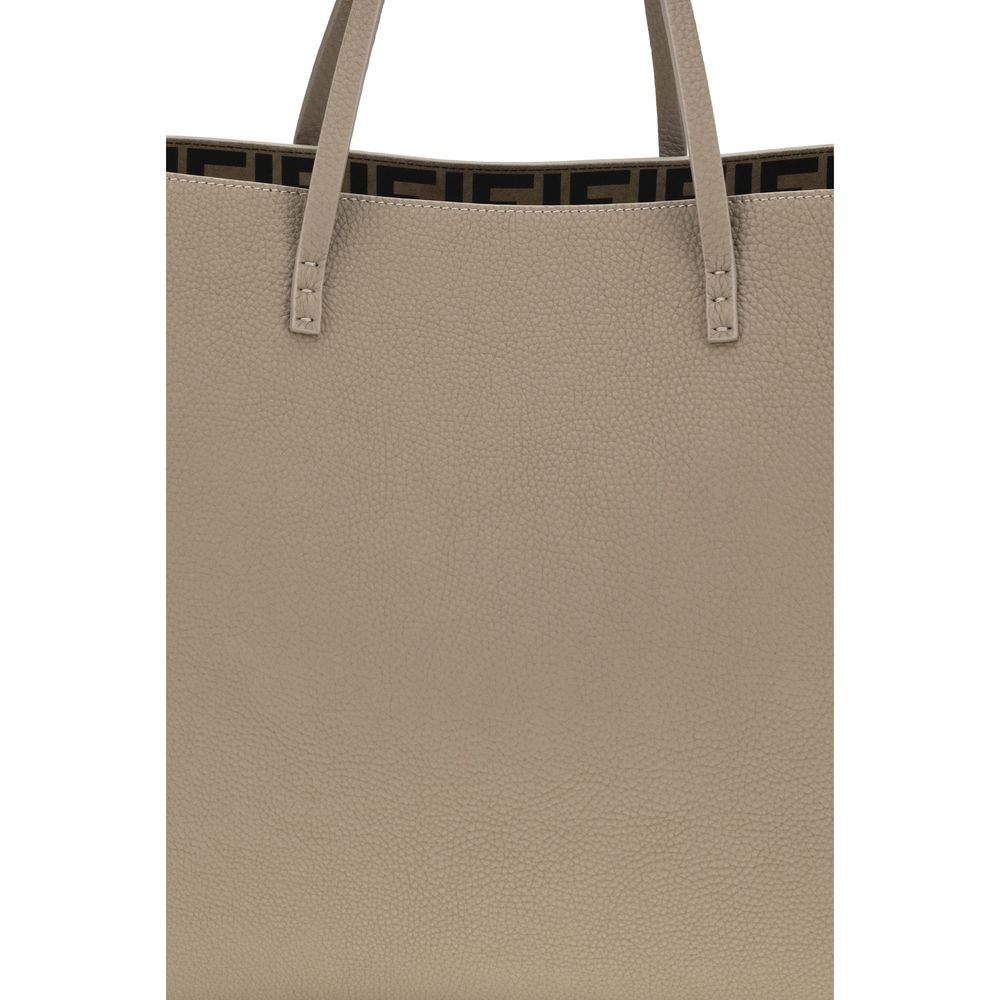 Fendi Beige Calf Leather Bos Taurus Shoulder Bag - Image 4