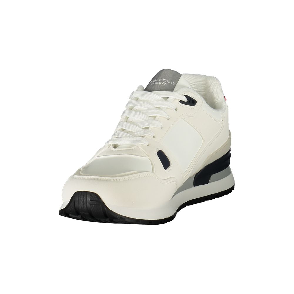 U.S. POLO ASSN. White Polyurethane Mens Sneaker - Image 3