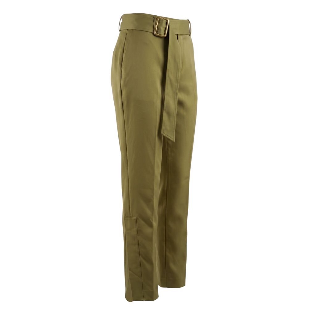 Trussardi Green Viscose Women Pants - Image 2