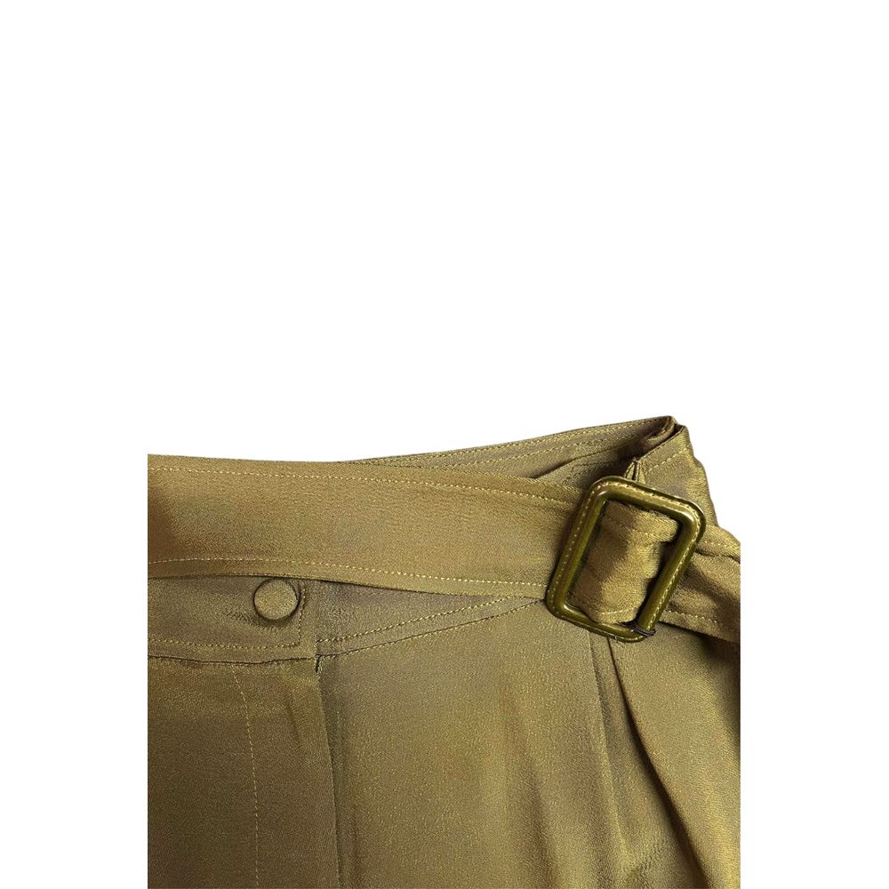 Trussardi Green Viscose Women Pants - Image 4