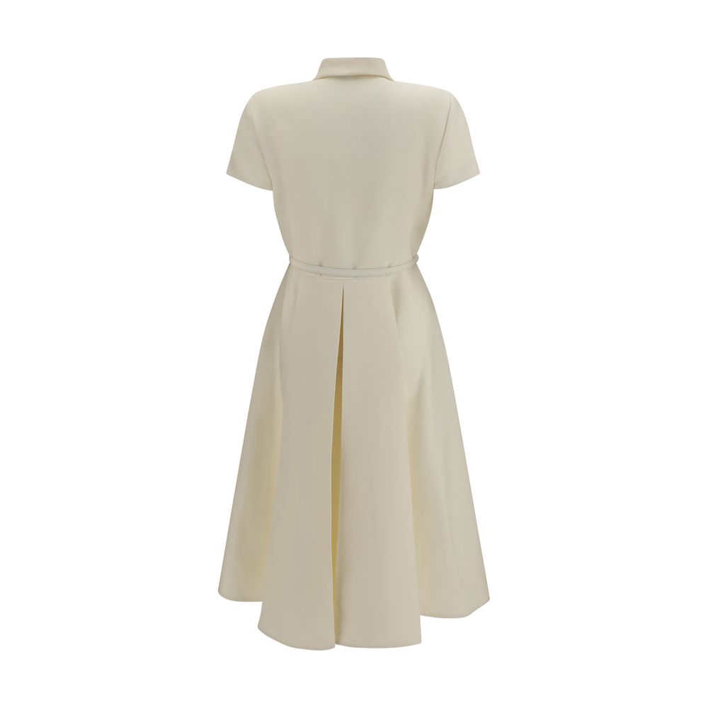 Fendi Beige Wool Oves Aries Casual Dress - Image 2