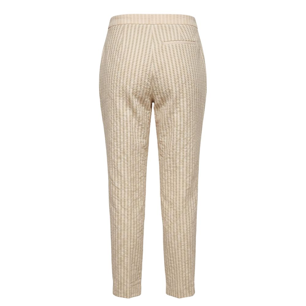 Trussardi Beige Viscose Women Pants - Image 2