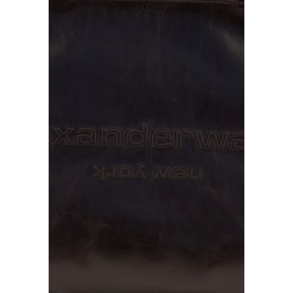 Alexander Wang Brown Calf Leather Bos Taurus Shoulder Bag - Image 4