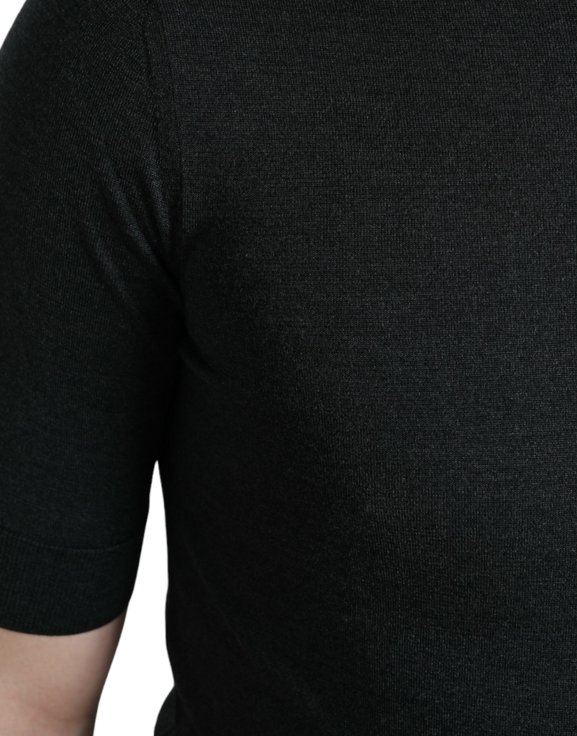 Dolce & Gabbana Dark Gray Crew Neck Short Sleeves T-shirt - Image 5