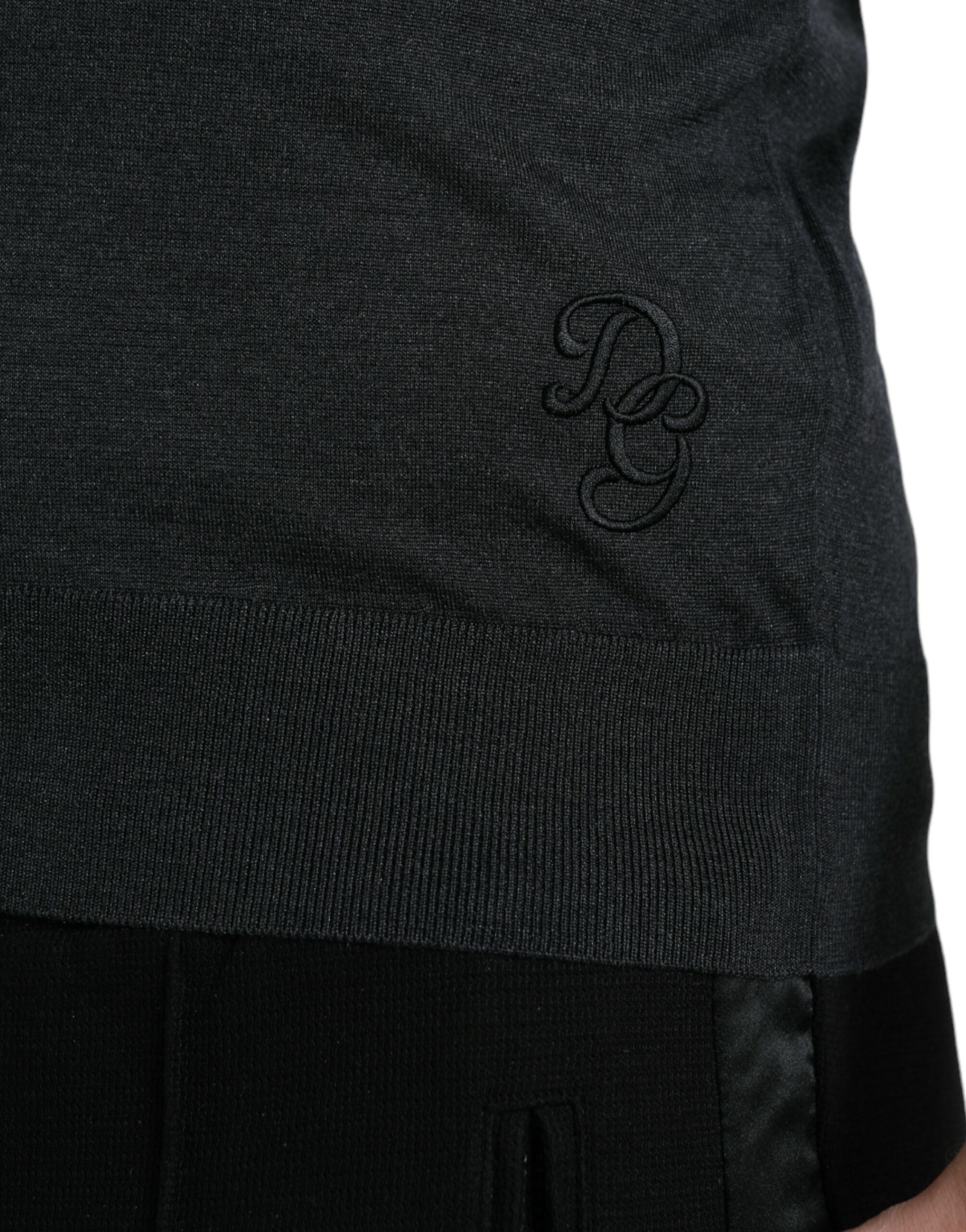 Dolce & Gabbana Dark Gray Crew Neck Short Sleeves T-shirt - Image 6