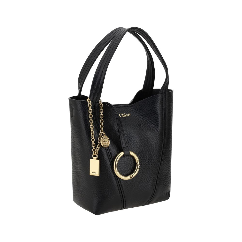 ChloƩ Black Calf Leather Bos Taurus Shoulder Bag - Image 2