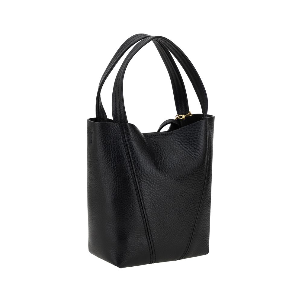 ChloƩ Black Calf Leather Bos Taurus Shoulder Bag - Image 3