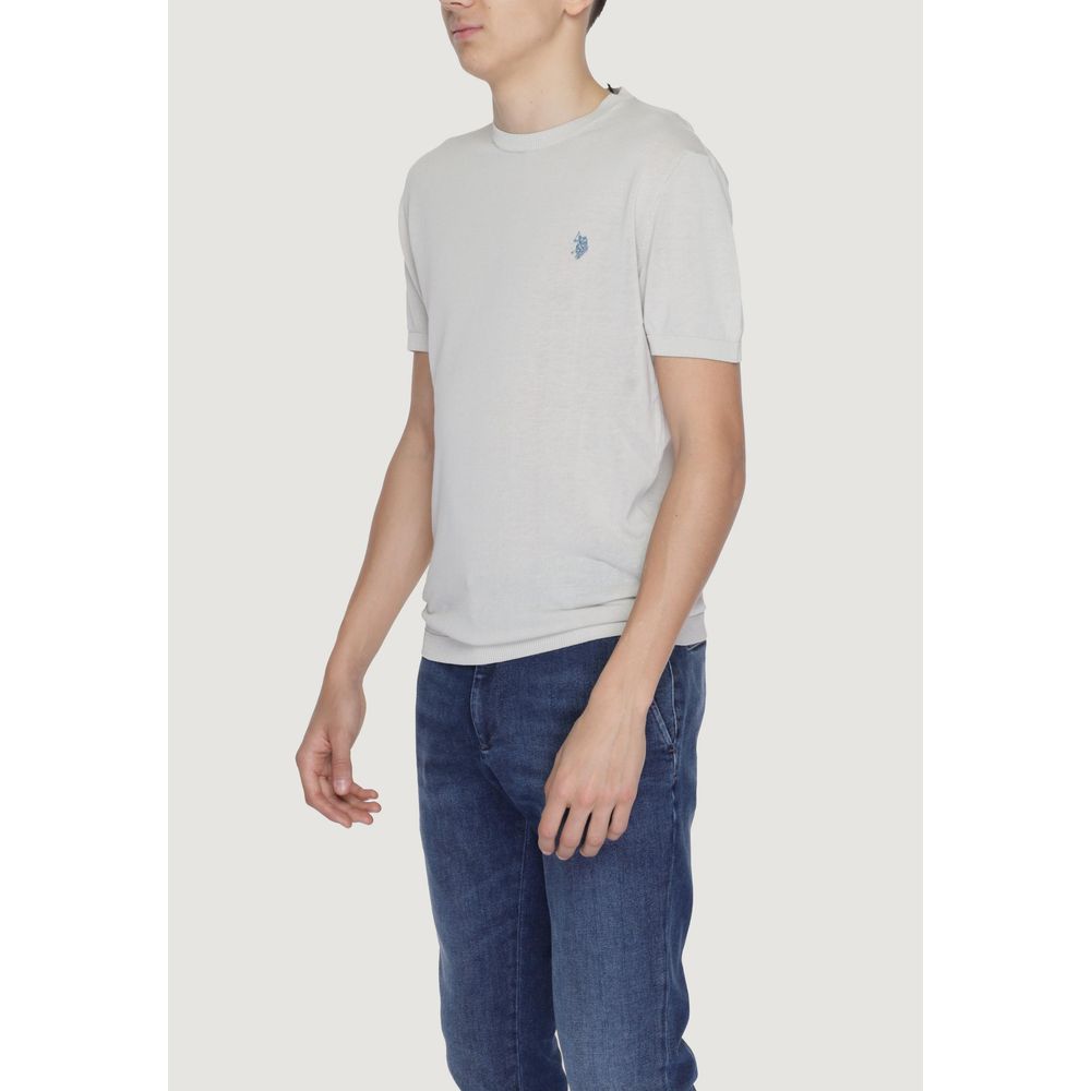 U.S. POLO ASSN. Gray Cotton T-Shirt - Image 4