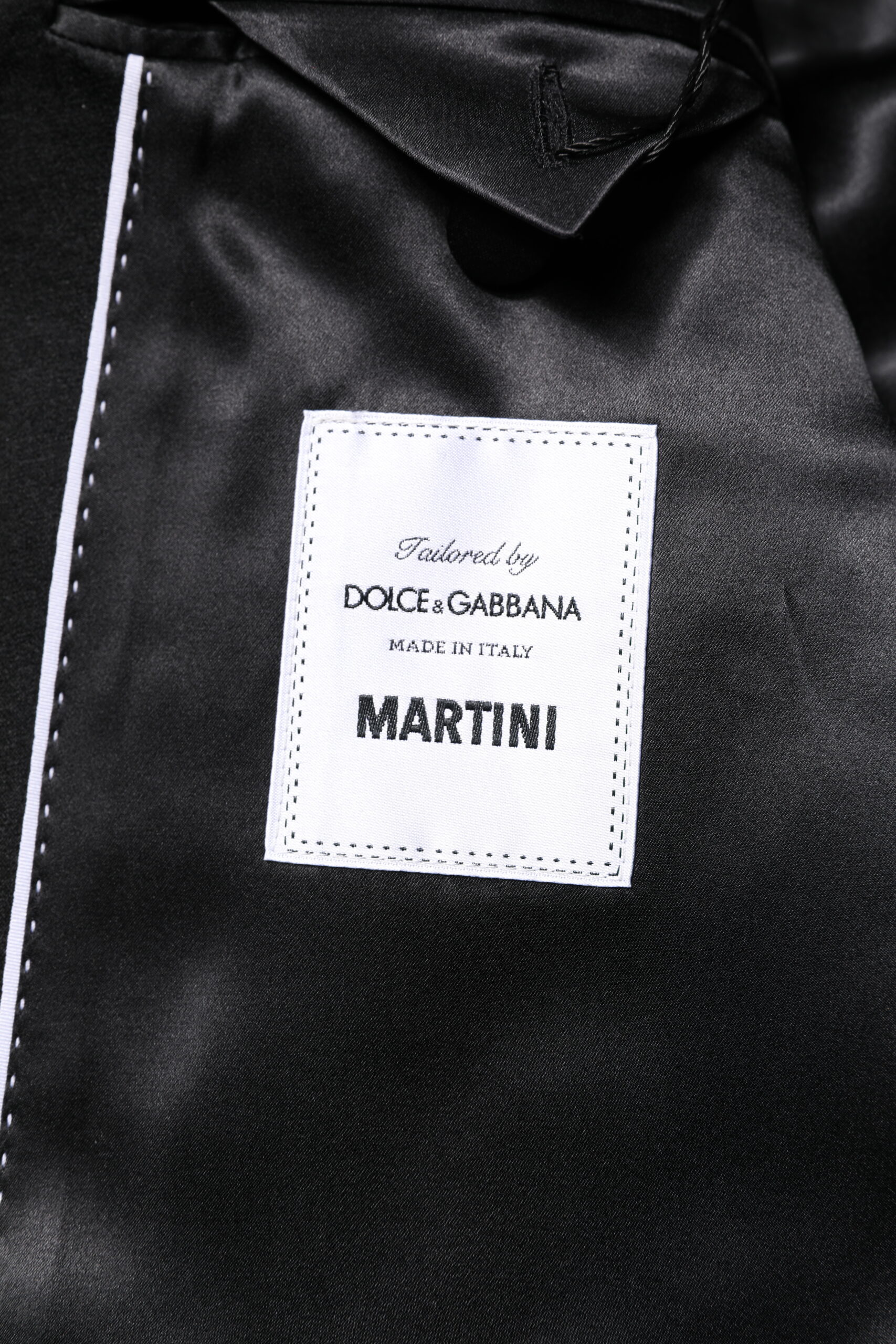 Dolce & Gabbana Black Single Breasted Men Coat MARTINI Blazer - Image 6