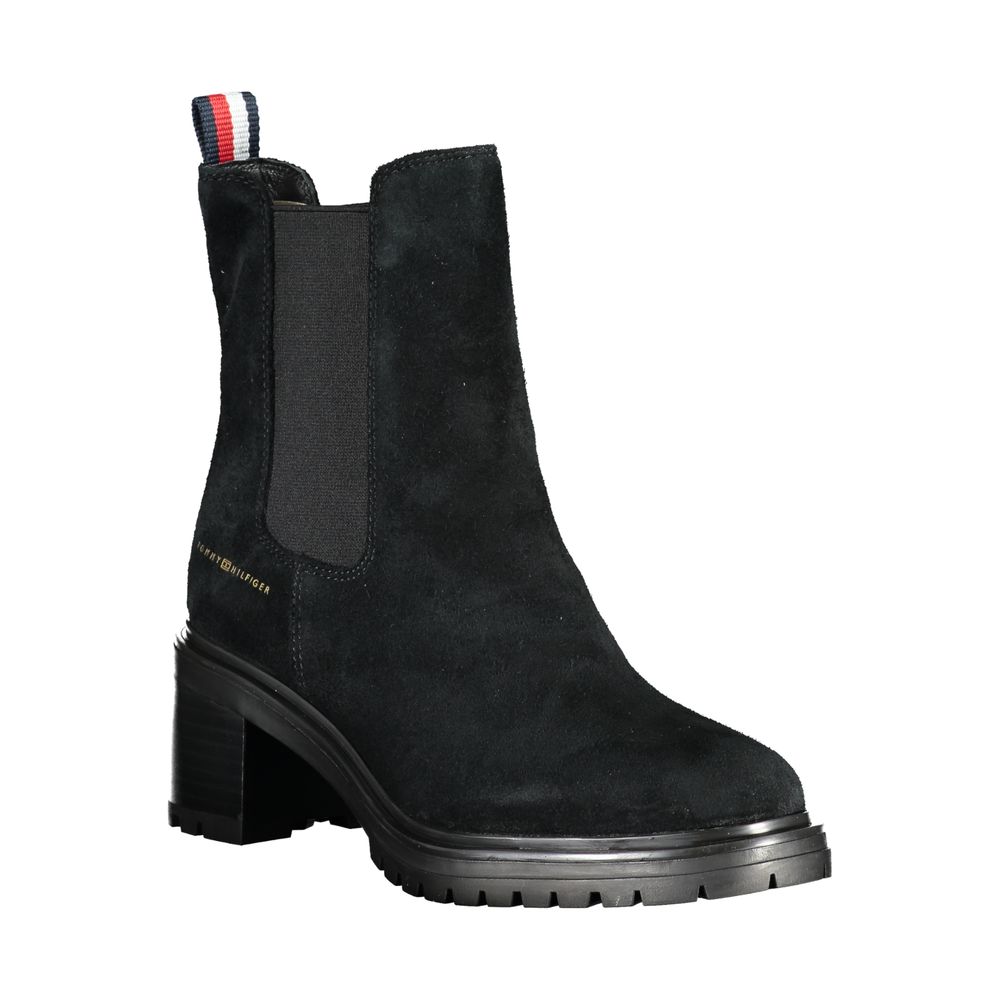 Tommy Hilfiger Black Leather Women Boot - Image 2