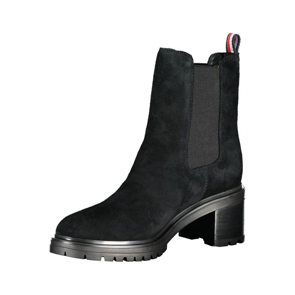 Tommy Hilfiger Black Leather Women Boot - Image 3
