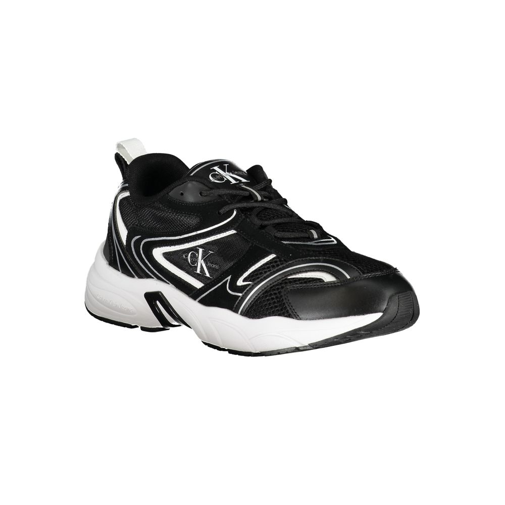 Calvin Klein Black Polyurethane Men's Sneaker - Image 2