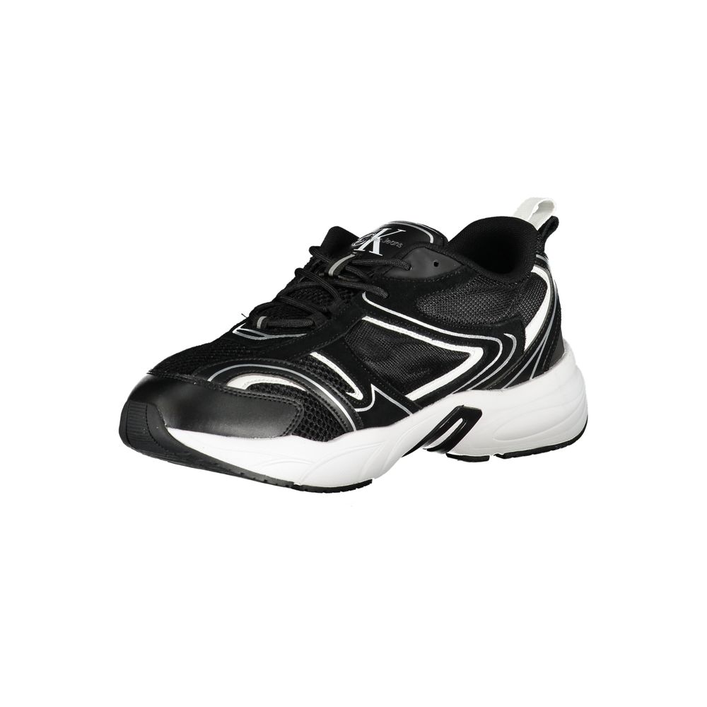 Calvin Klein Black Polyurethane Men's Sneaker - Image 3
