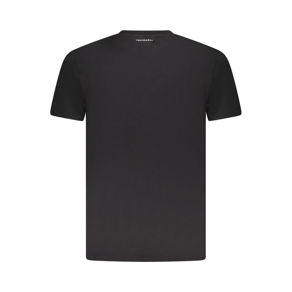 Trussardi Nero Cotton Mens T-Shirt - Image 2