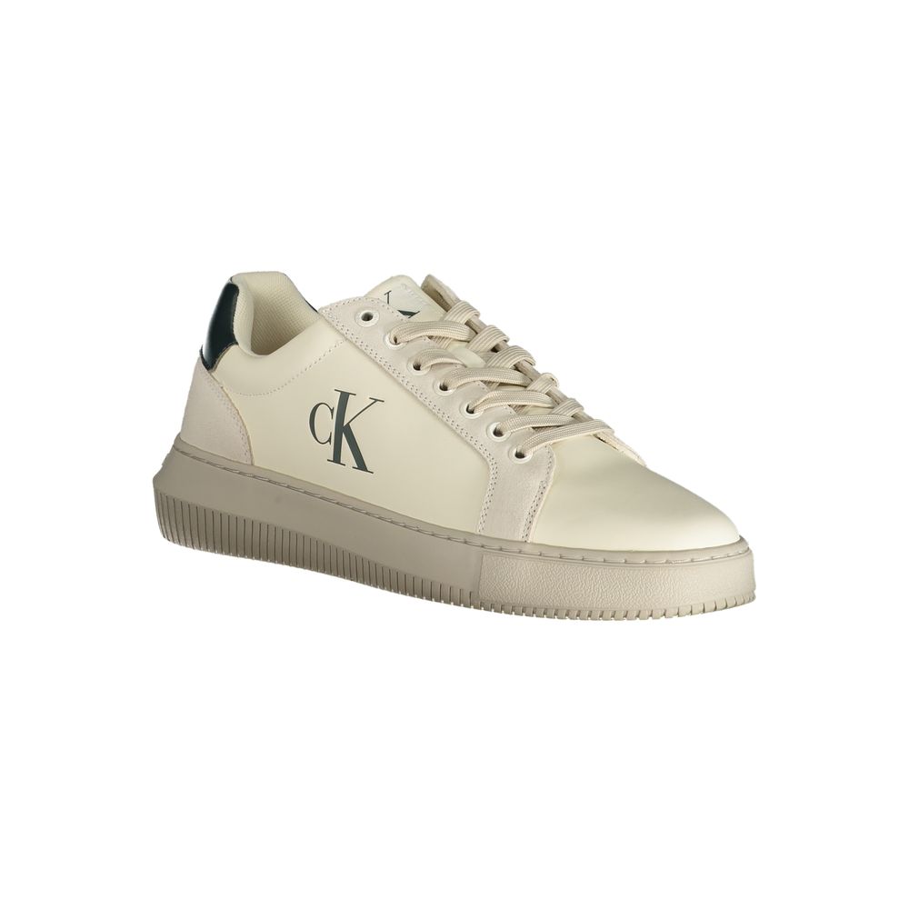 Calvin Klein White Polyurethane Men Sneaker - Image 2