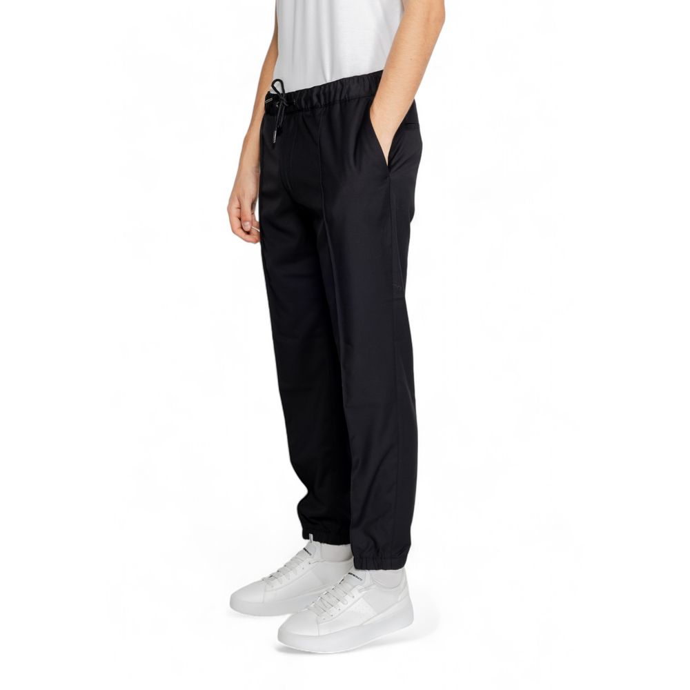 Armani Exchange Black Polyester Casual Pants - Image 3