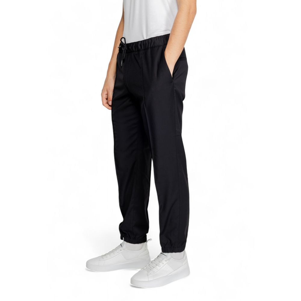 Armani Exchange Black Polyester Casual Pants - Image 4