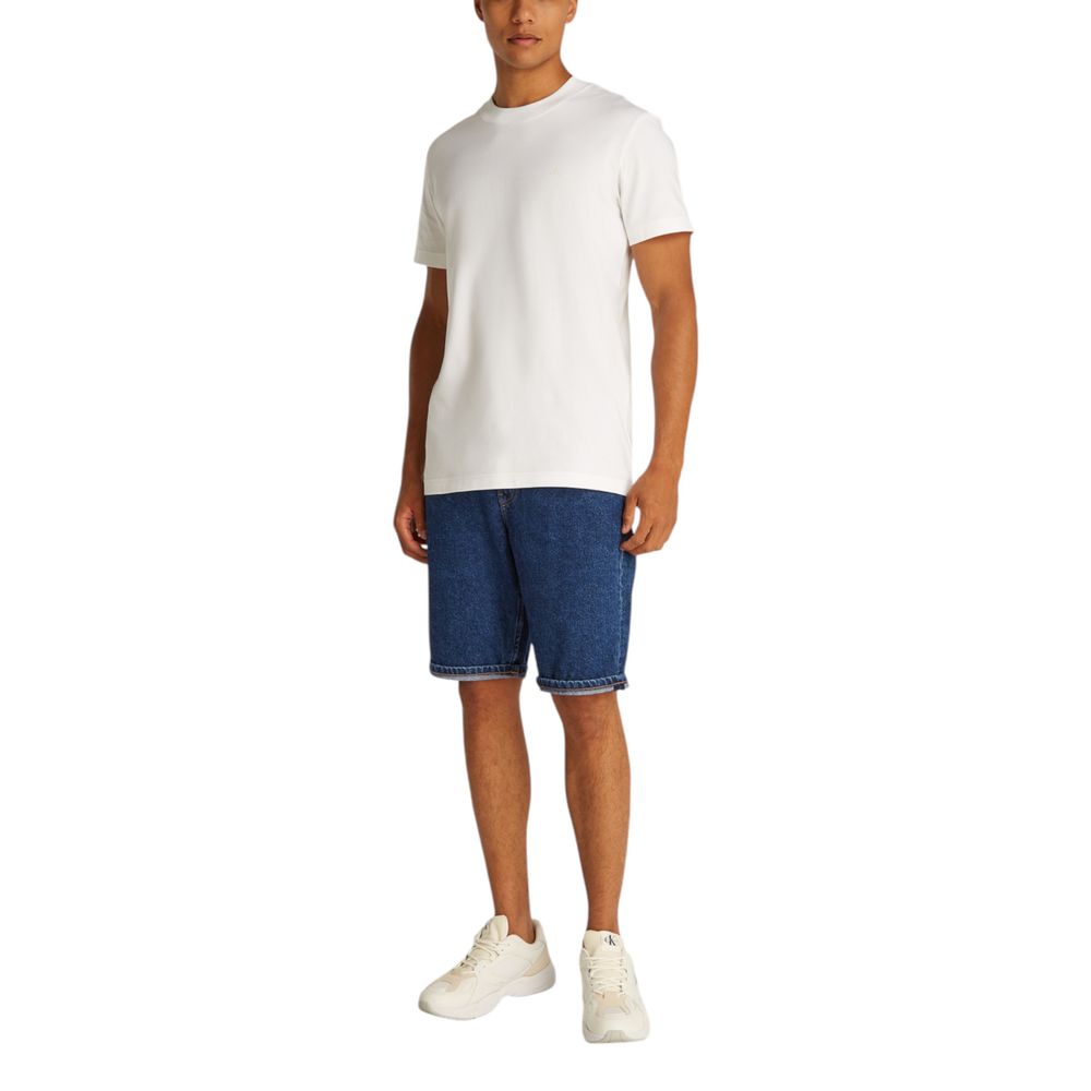 Calvin Klein Jeans Blue Cotton Bermuda Shorts - Image 3