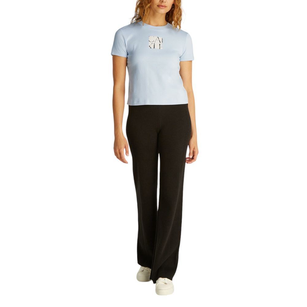 Calvin Klein Jeans Blue Recycled Cotton T-Shirt - Image 4