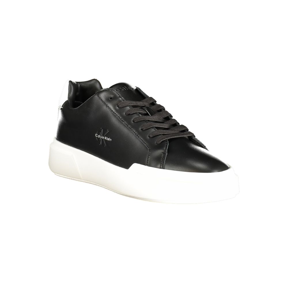 Calvin Klein Black Leather Men Sneaker - Image 2
