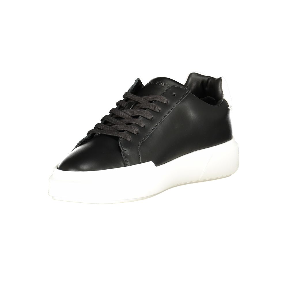 Calvin Klein Black Leather Men Sneaker - Image 3