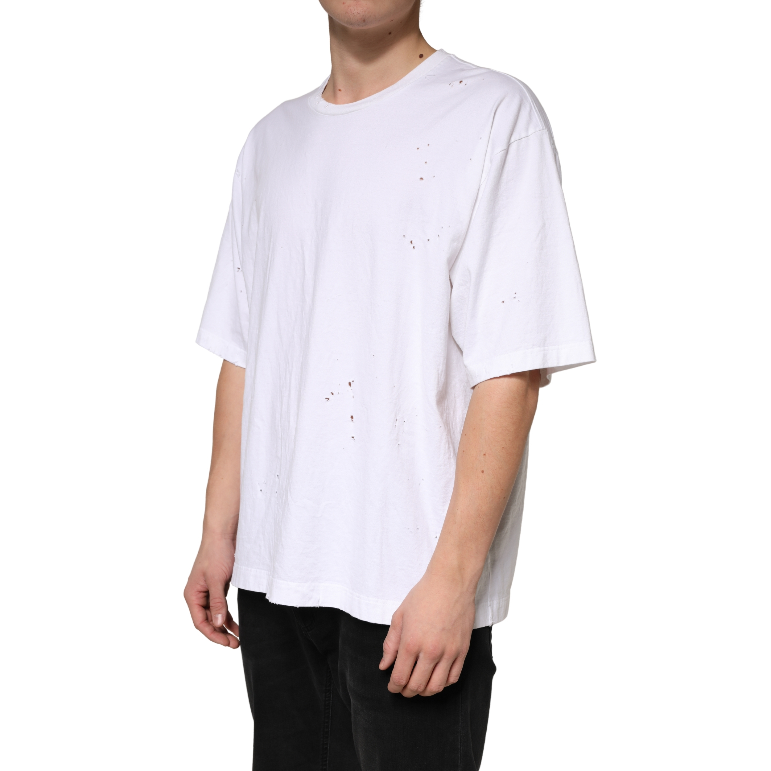 Dolce & Gabbana White Cotton Crewneck Short Sleeve T-Shirt - Image 3