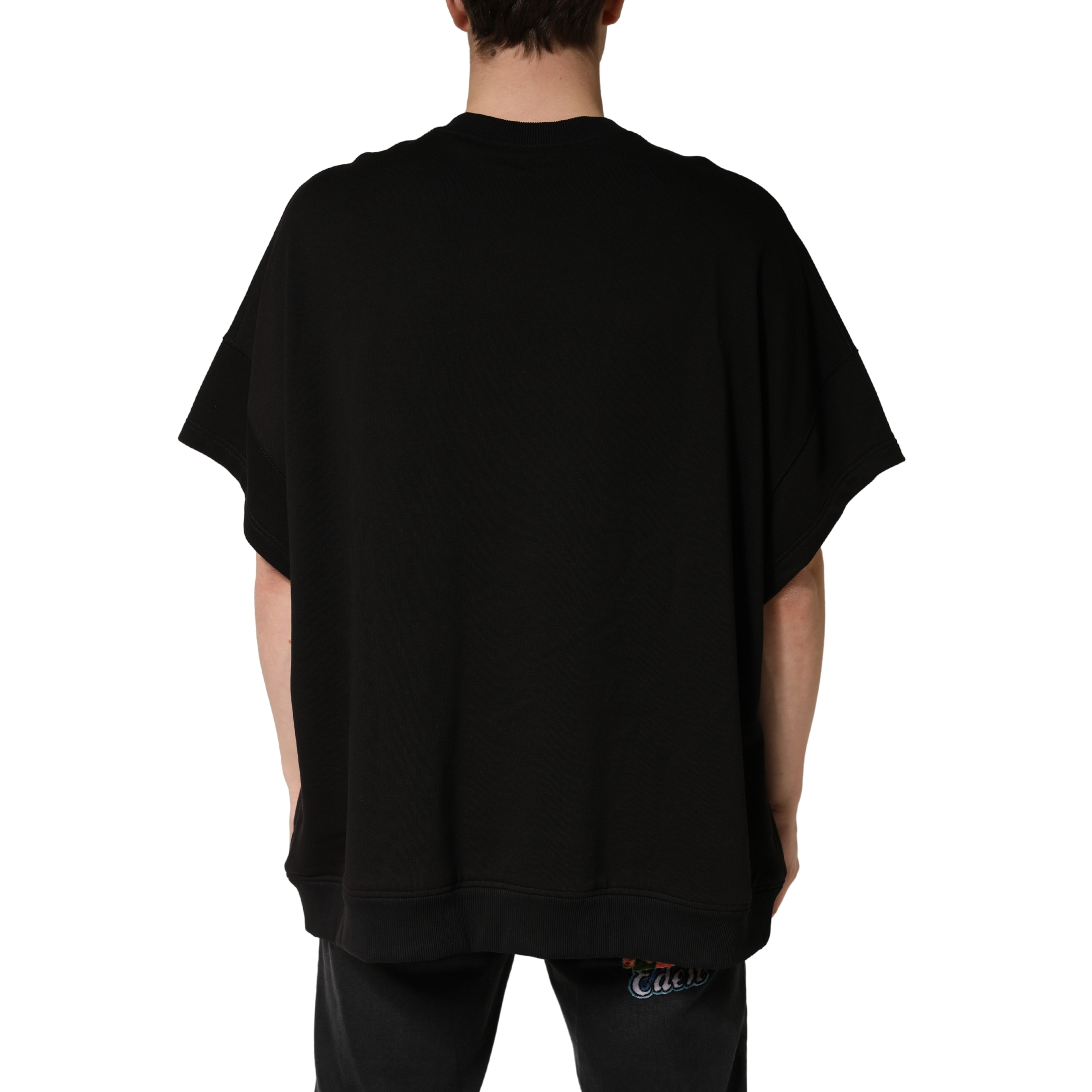 Dolce & Gabbana Black Cotton Crewneck Short Sleeve T-Shirt - Image 4
