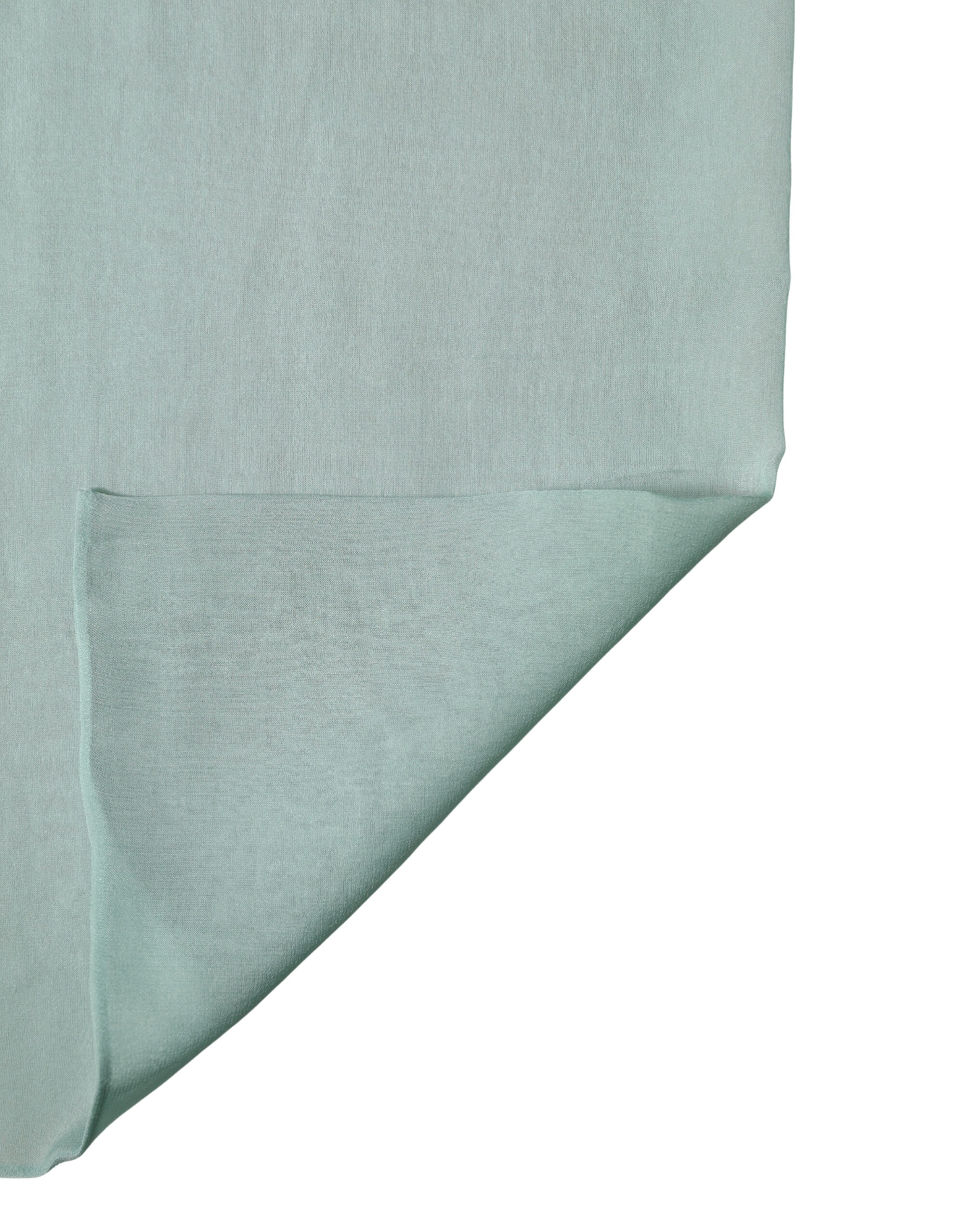 Dolce & Gabbana Teal Silk Sash Wrap Foulard Stole 292cm x 19cm Scarf - Image 3