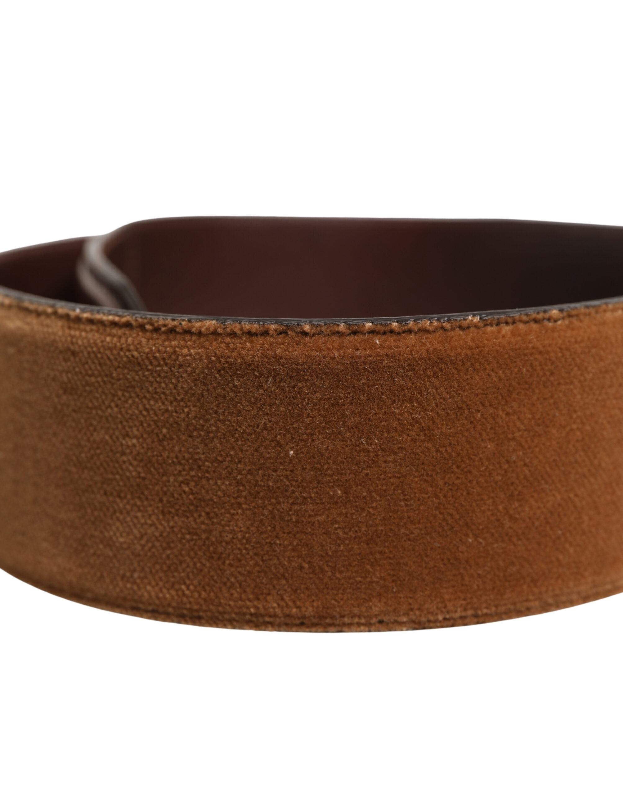 Dolce & Gabbana Brown Horse Velvet Leather Bag Accessory Shoulder Strap - Image 8
