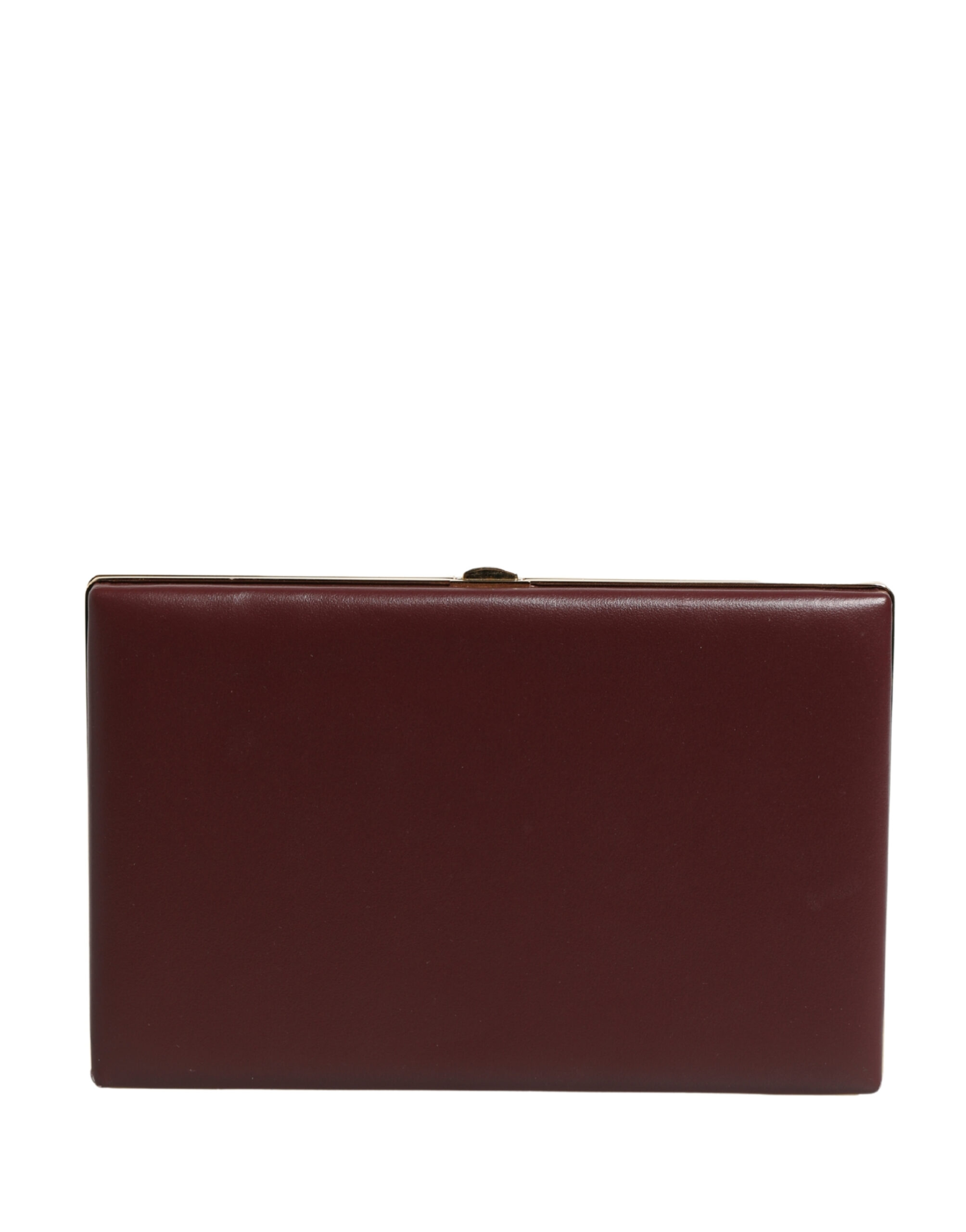 Dolce & Gabbana Brown Calfskin Leather Clutch Evening Women Purse Bag - Image 2