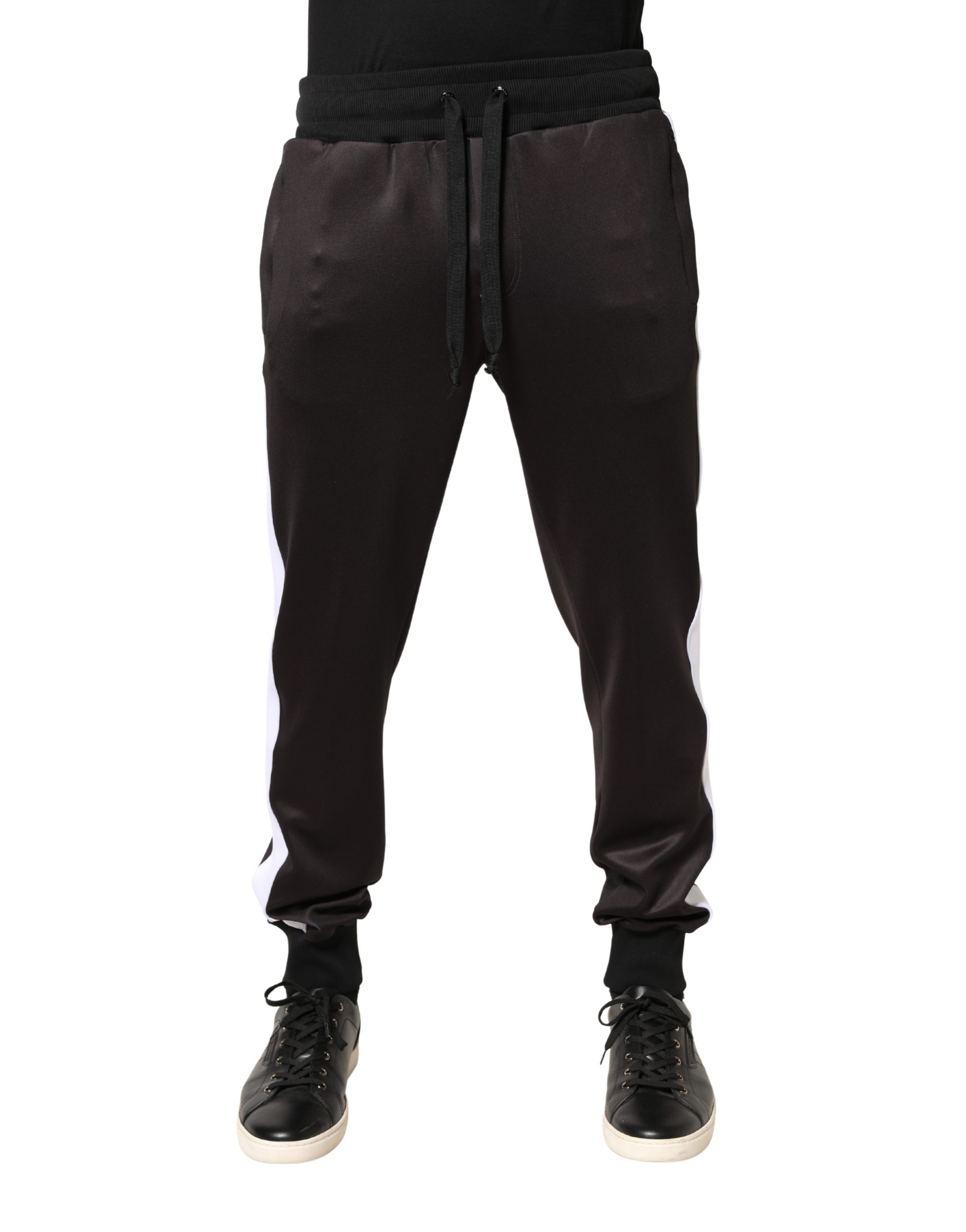 Dolce & Gabbana Brown Polyester Skinny Jogger Trouser Pants - Image 2