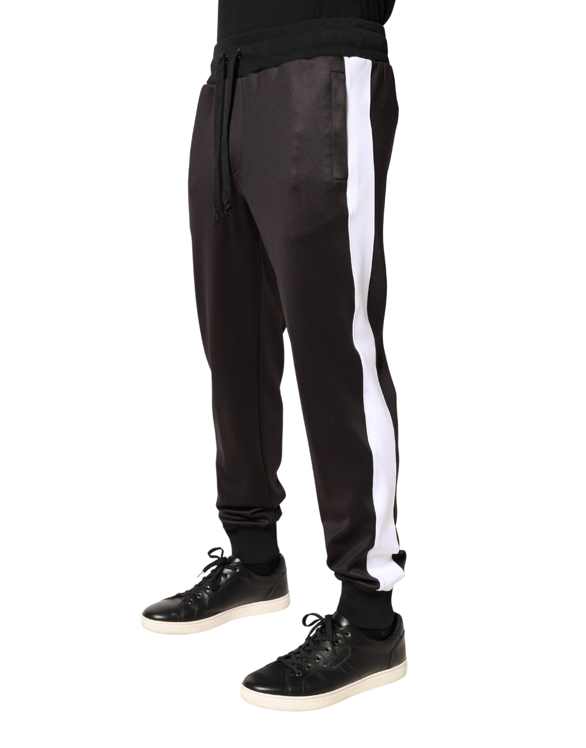 Dolce & Gabbana Brown Polyester Skinny Jogger Trouser Pants - Image 3