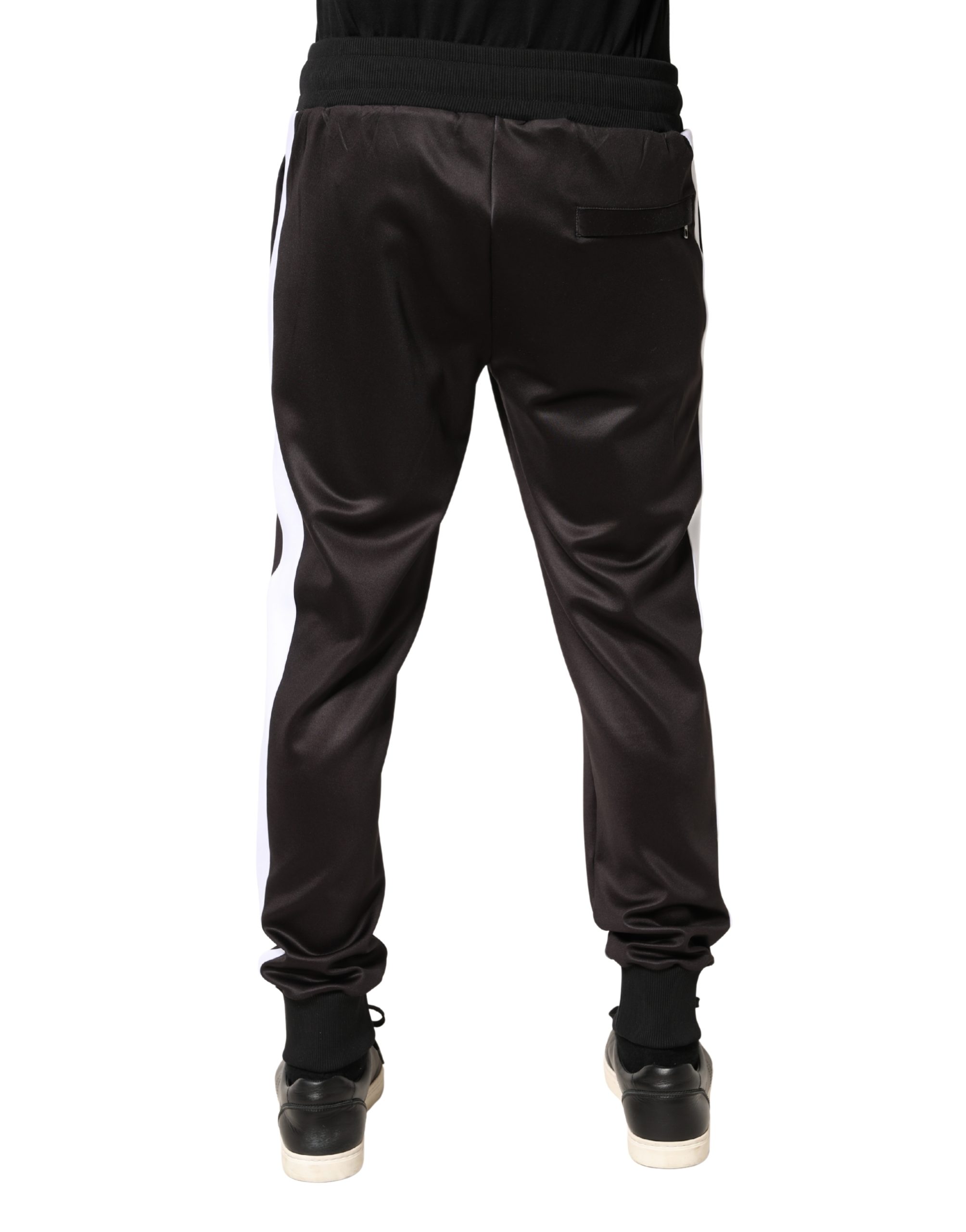 Dolce & Gabbana Brown Polyester Skinny Jogger Trouser Pants - Image 4