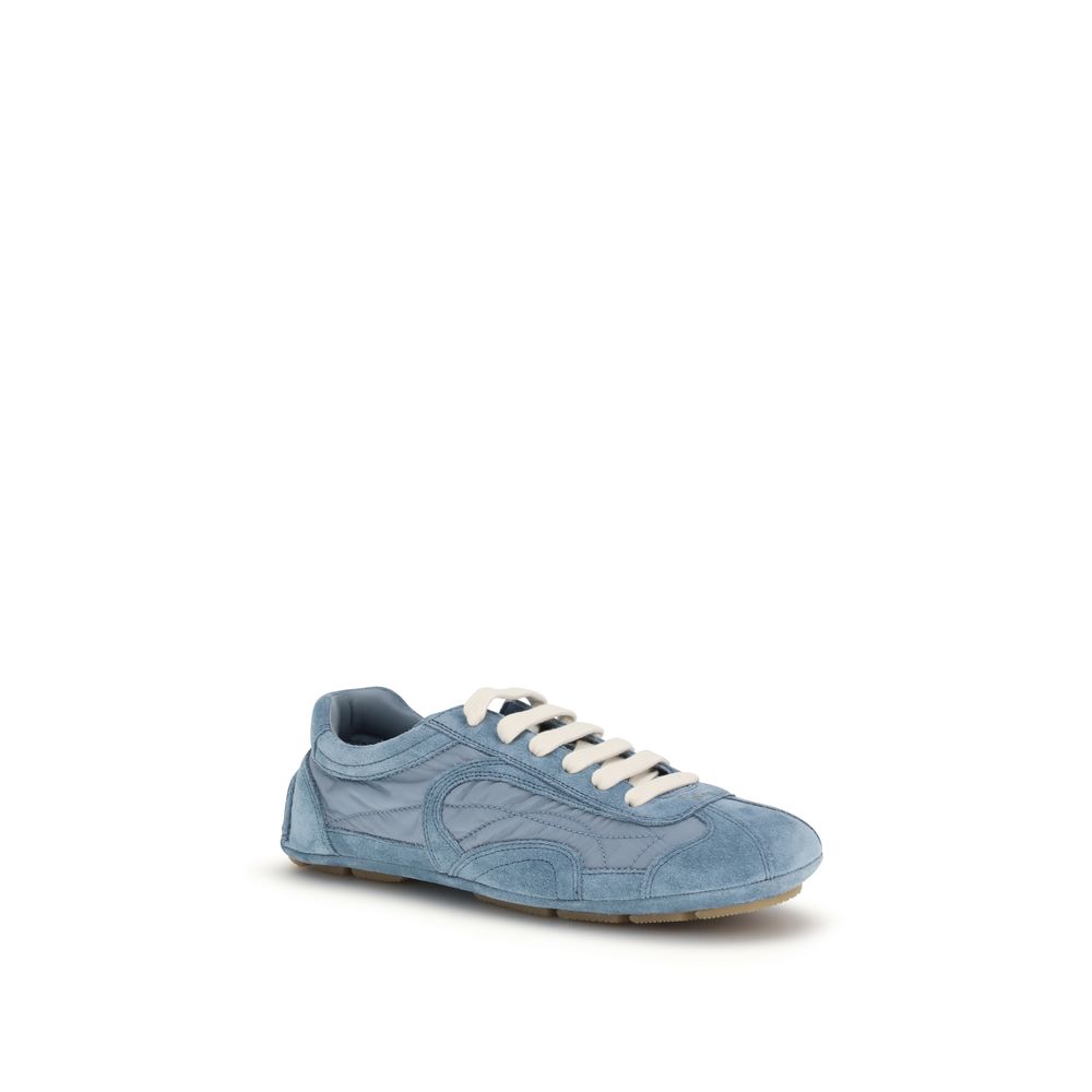 Prada Blue Lamb Ovis Aries Athletic Sneakers - Image 2