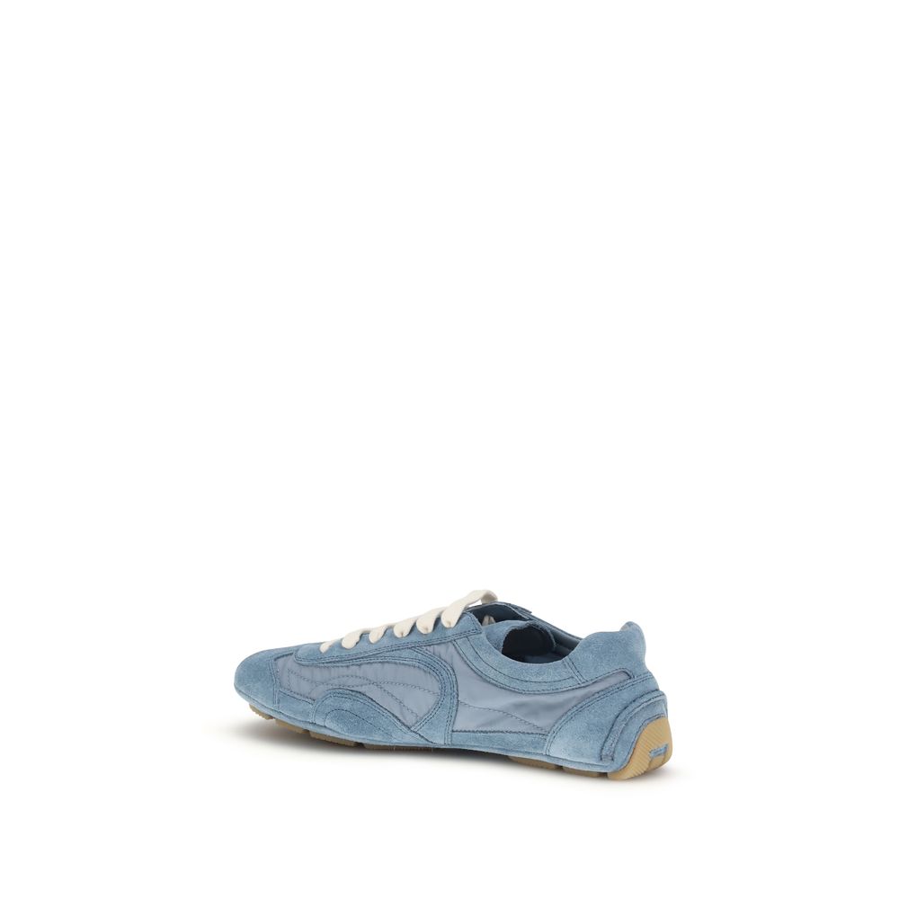 Prada Blue Lamb Ovis Aries Athletic Sneakers - Image 3