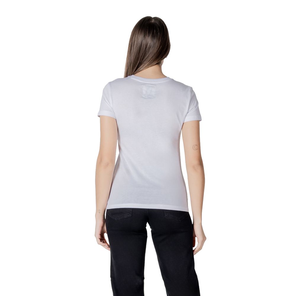 Armani Exchange White Cotton T-Shirt - Image 2